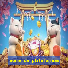 nome de plataformas de jogos