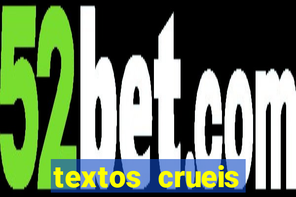 textos crueis demais pdf