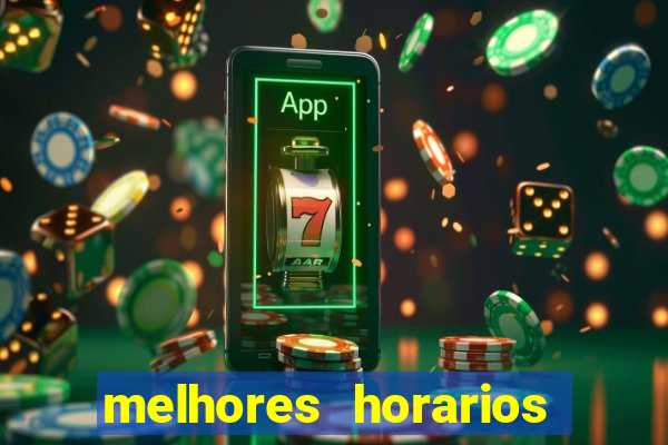 melhores horarios pagantes fortune tiger