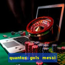 quantos gols messi tem na carreira