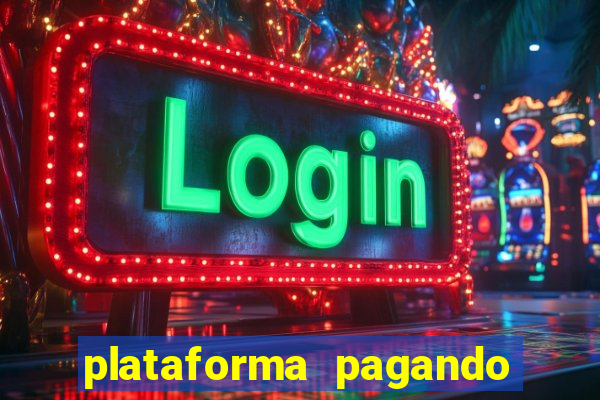 plataforma pagando no cadastro