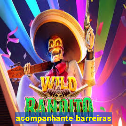 acompanhante barreiras