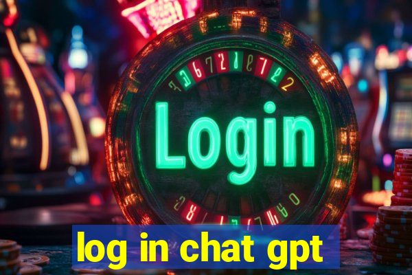 log in chat gpt