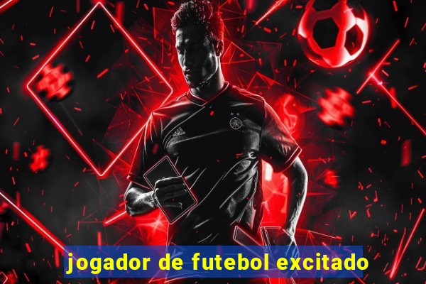 jogador de futebol excitado