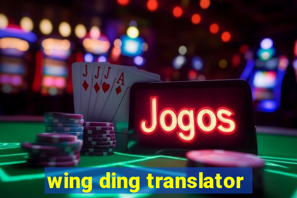 wing ding translator